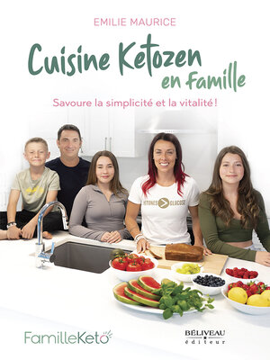 cover image of Cuisine ketozen en famille
